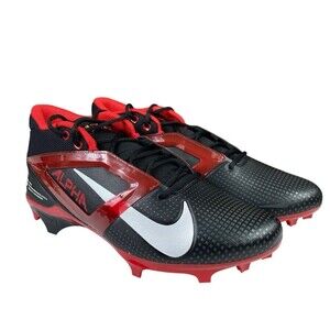 Mens Size 12 Alpha Menace Pro 4 Football Cleats Black/Red FZ7702-004 New